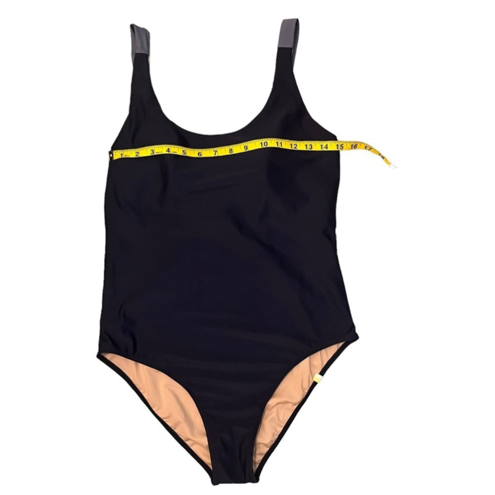 SUMMERSALT NWTs 1-Piece Swim Suit The Sun Streak Navy Blue/Light Blue Lo… - Picture 12 of 15
